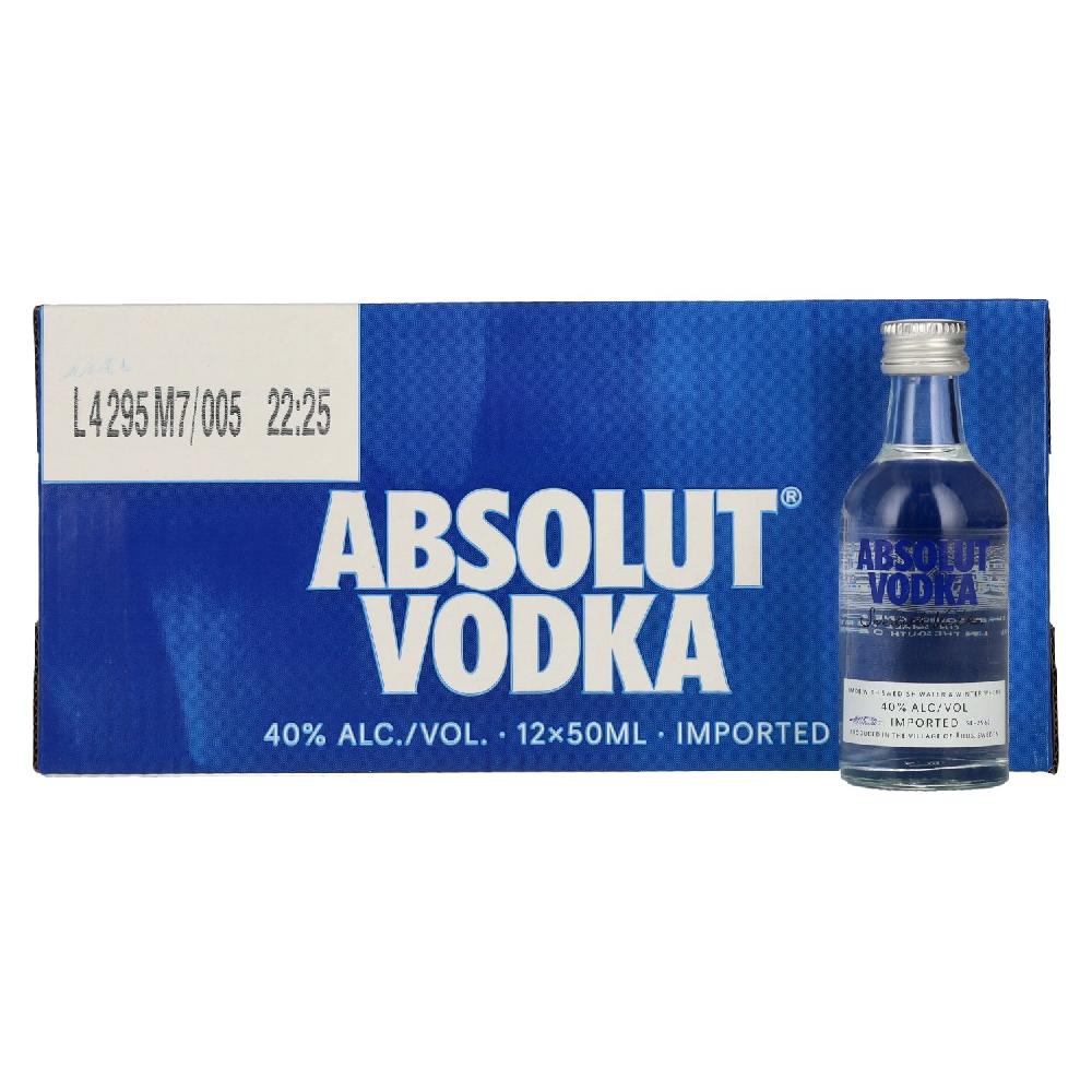 delicando Absolut Vodka 40% Vol. 12x0 05l - delicando
