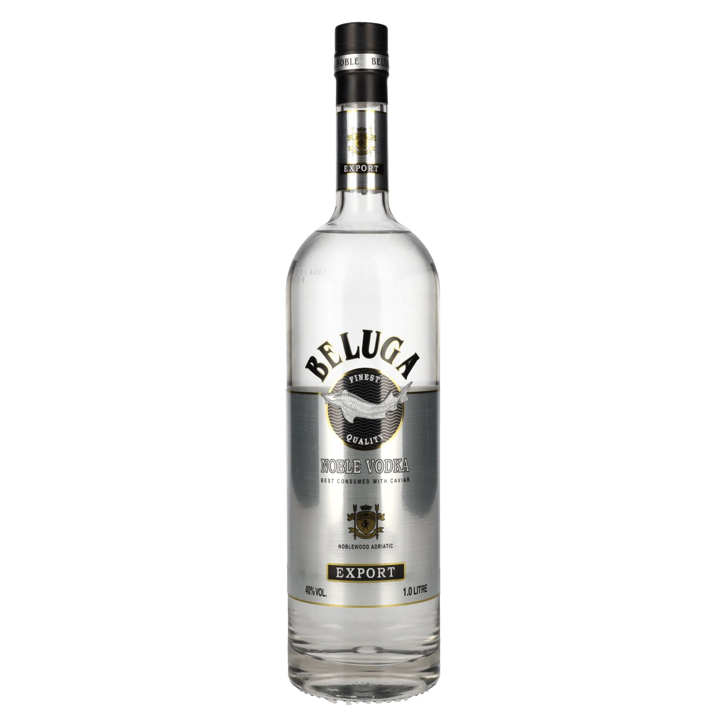 delicando Beluga Noble Vodka EXPORT Montenegro 40% Vol. 1l
