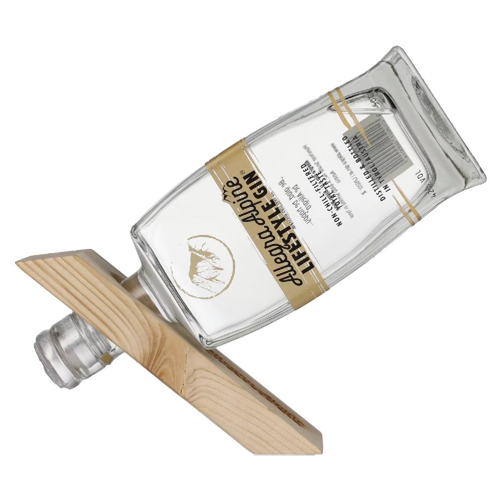 delicando Allegra Alpine Lifestyle Gin 42% Vol. 0 5l mit Kickstand Auslauf