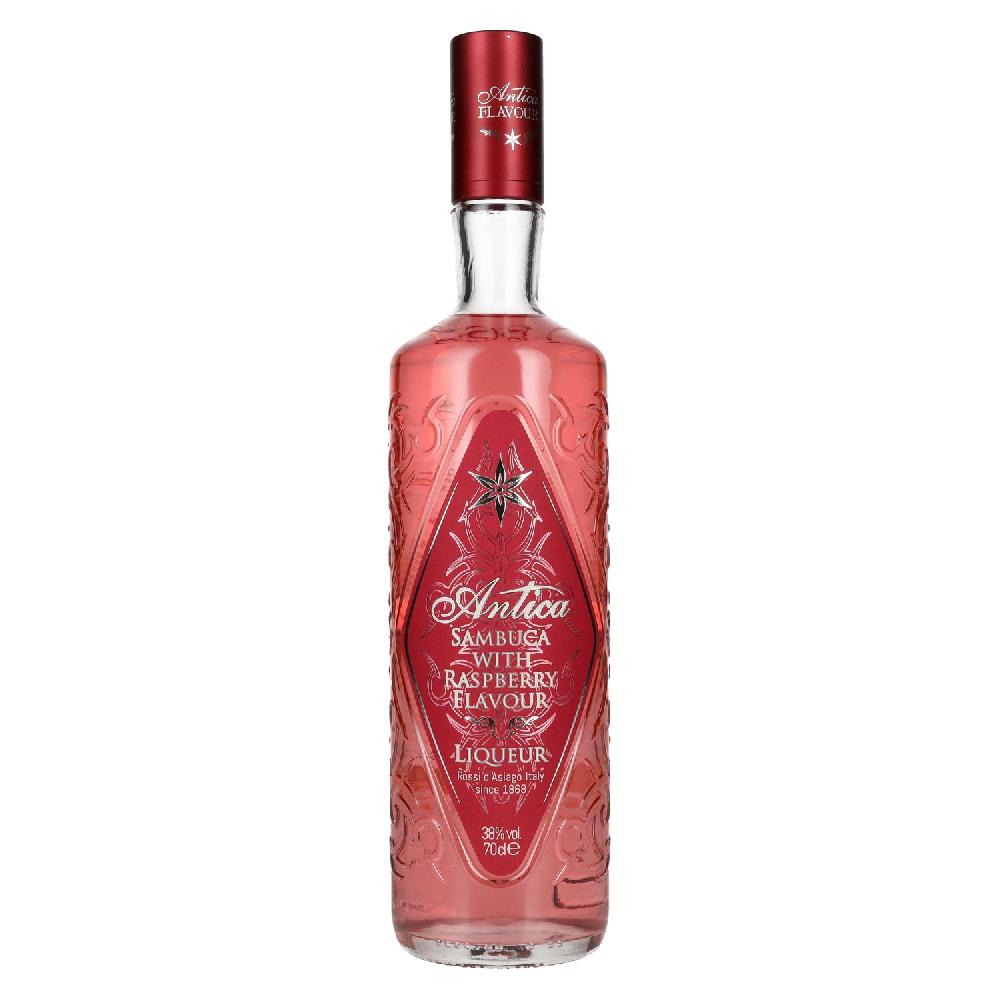 delicando Antica Sambuca Raspberry Flavour Liqueur 38% Vol. 0 7l