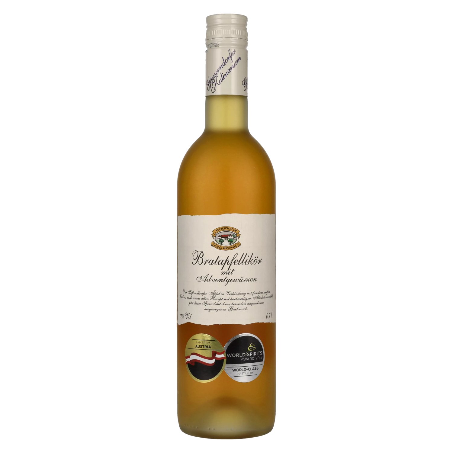 delicando Auersthaler Bratapfellikör mit Adventgewürzen 17% Vol. 0 7l