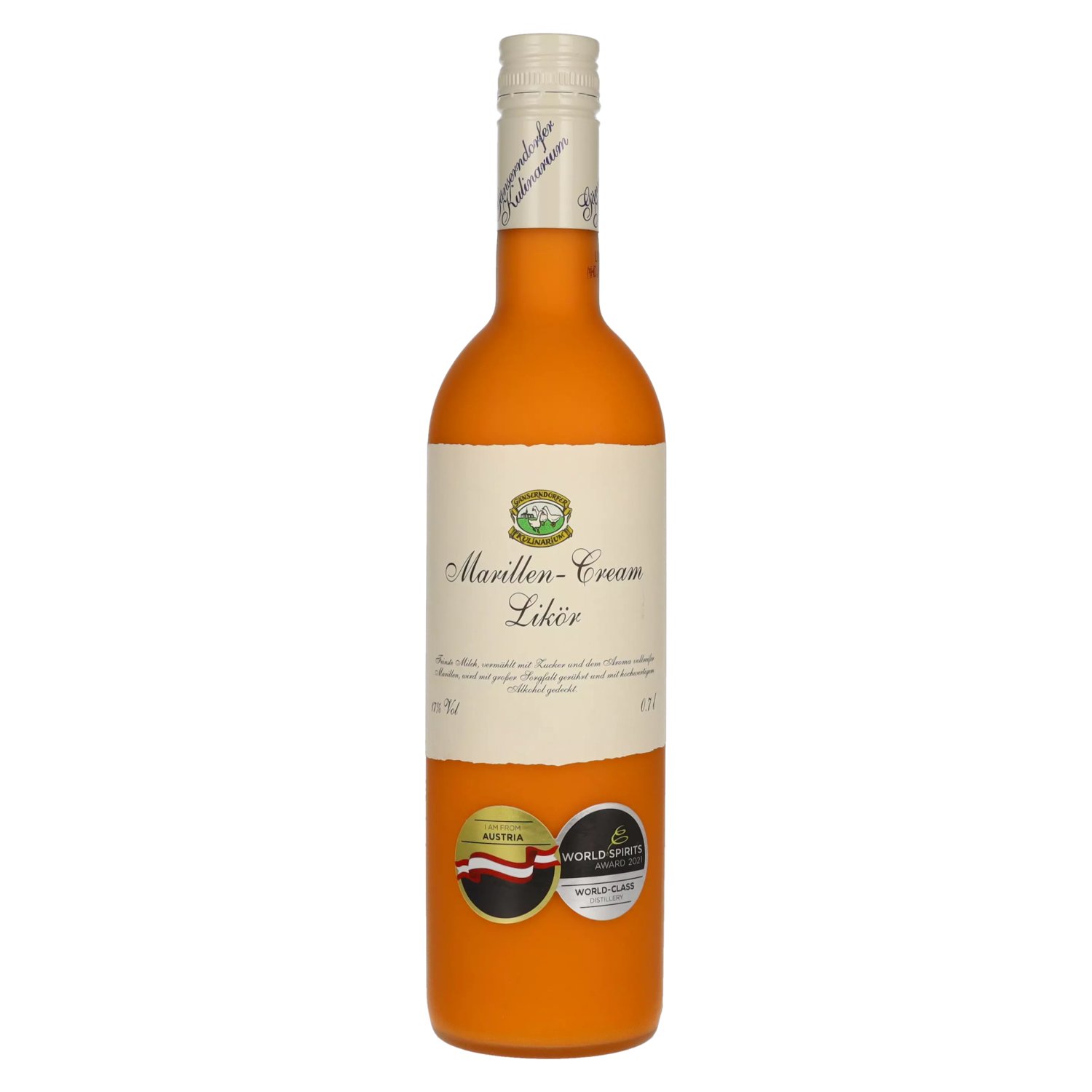 delicando Auersthaler Marillen-Cream Likör 17% Vol. 0 7l
