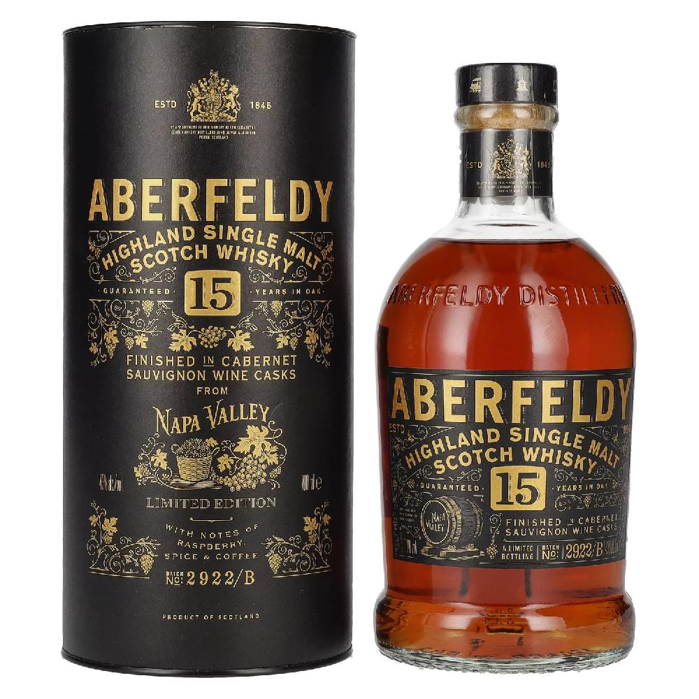 delicando Aberfeldy 15 Years Old Red Wine Casks NAPA VALLEY 43% Vol. 0 7l in Geschenkbox