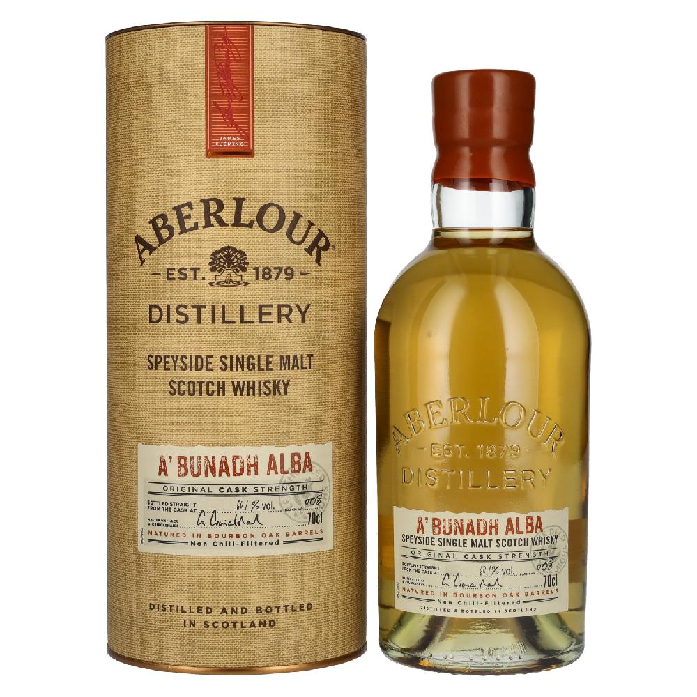 delicando Aberlour A'BUNADH ALBA Original Cask Strength Batch No. 008 60 1% Vol. 0 7l in Geschenkbox