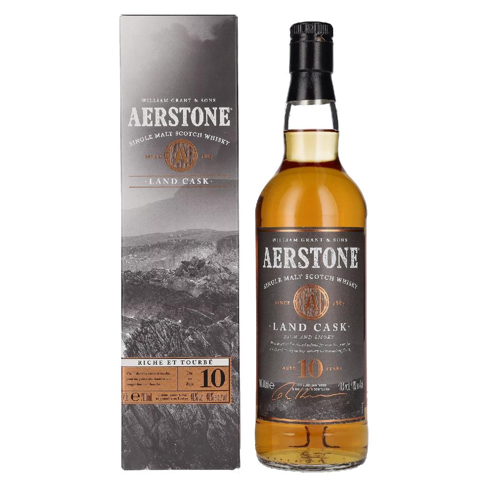 delicando Aerstone 10 Years Old LAND CASK Single Malt 40% Vol. 0 7l in Geschenkbox