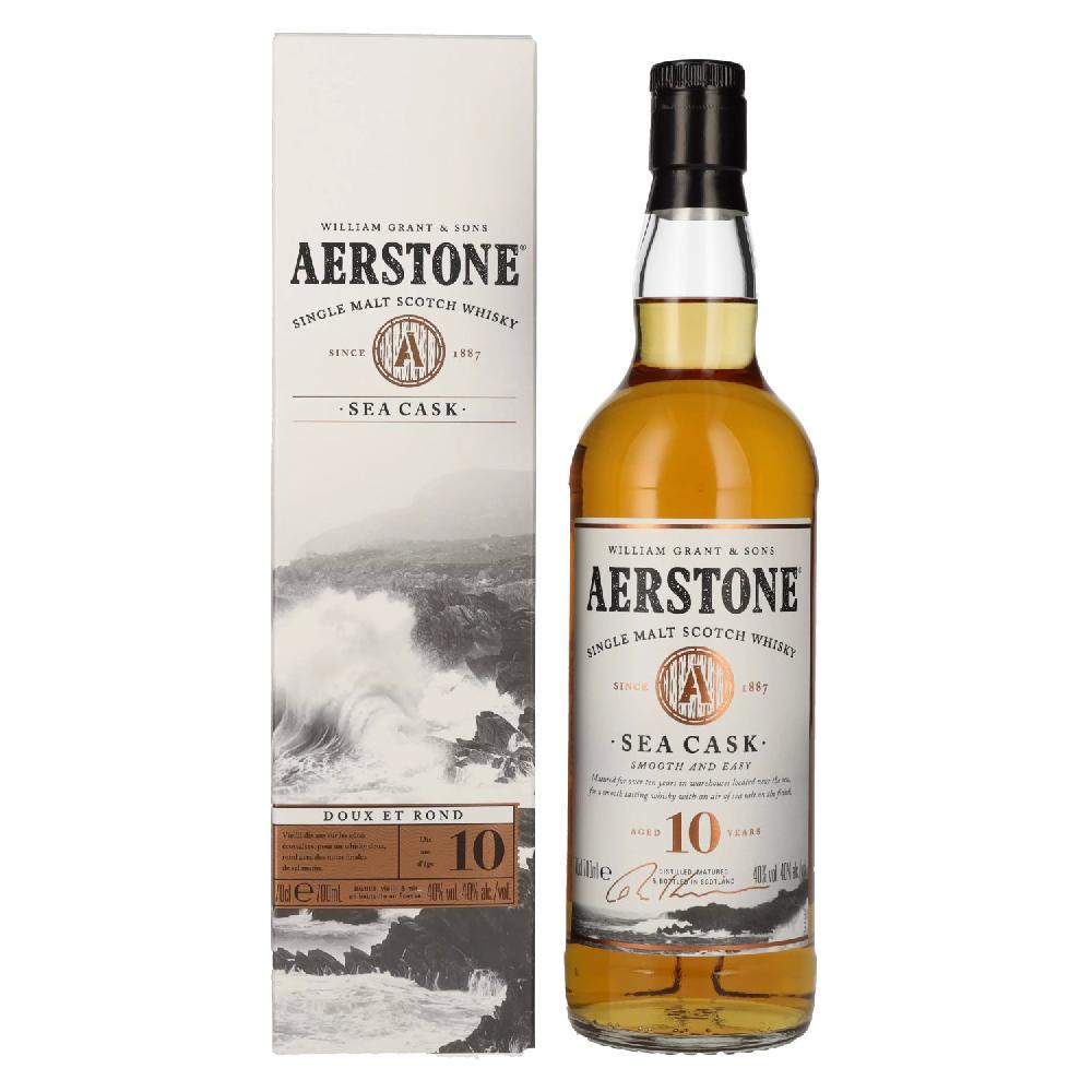 delicando Aerstone 10 Years Old SEA CASK Single Malt 40% Vol. 0 7l in Geschenkbox