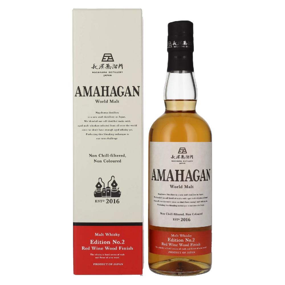 delicando Amahagan World Malt Whisky Edition No.2 RED WINE WOOD Finish 47% Vol. 0 7l in Geschenkbox