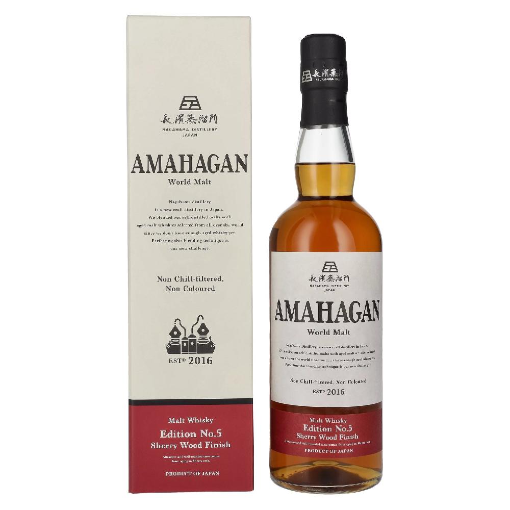 delicando Amahagan World Malt Whisky Edition No.5 SHERRY WOOD Finish 47% Vol. 0 7l in Geschenkbox