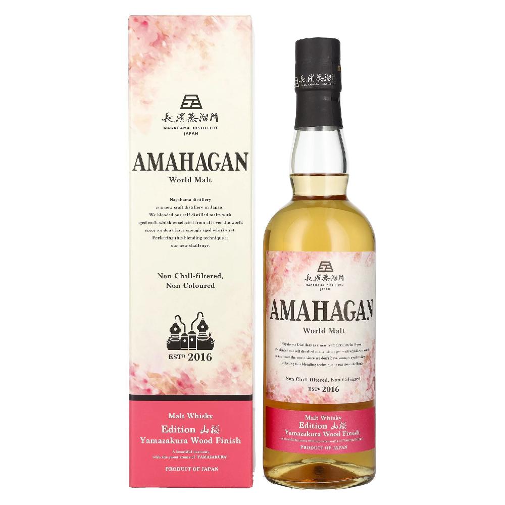 delicando Amahagan World Malt Whisky YAMAZAKURA WOOD Finish 47% Vol. 0 7l in Geschenkbox