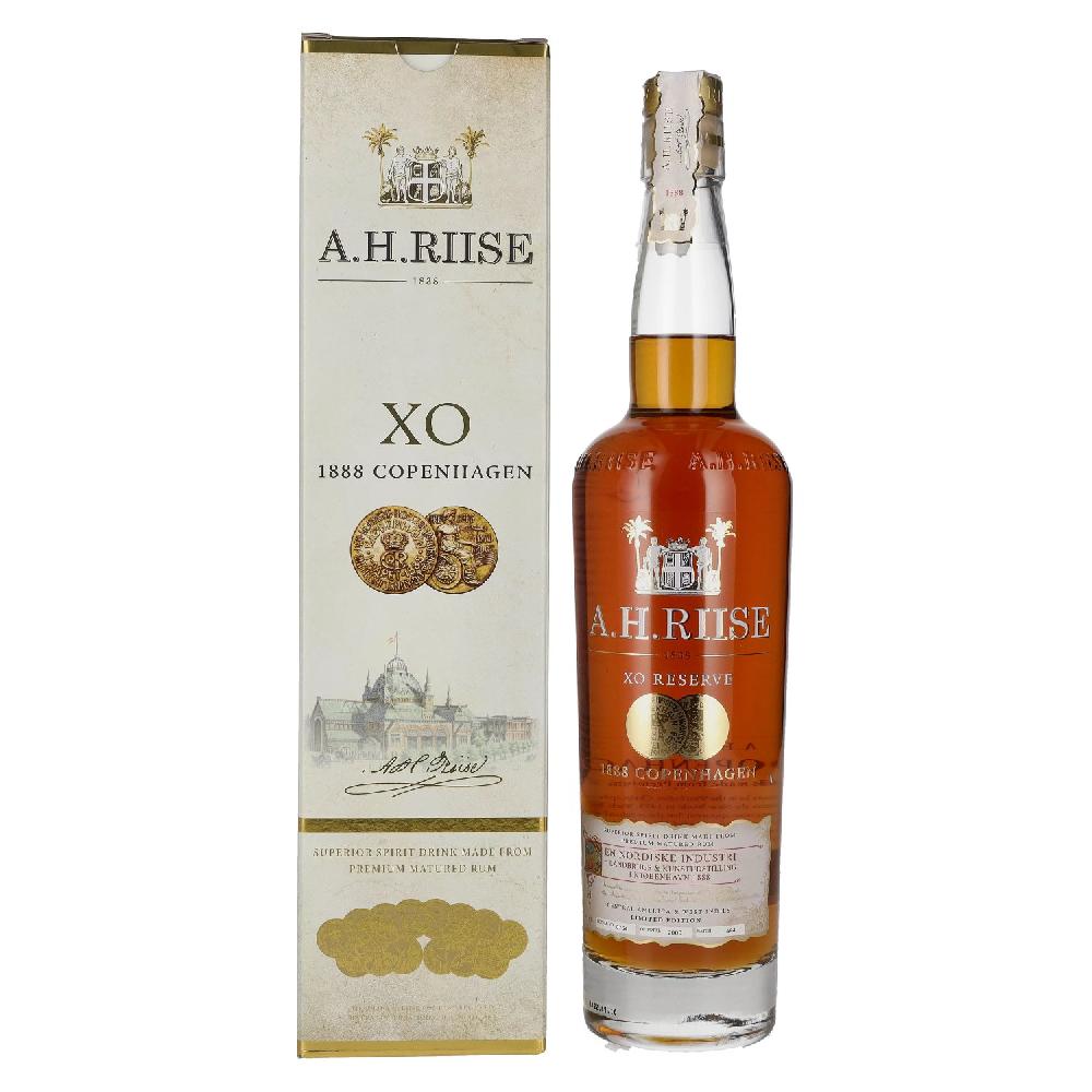 delicando A.H. Riise 1888 COPENHAGEN XO Superior Spirit Drink 40% Vol. 0 7l in Geschenkbox