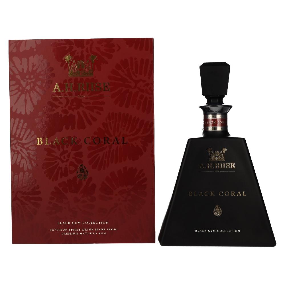 delicando A.H. Riise Black BLACK CORAL Gem Collection Spirit Drink 45 8% Vol. 0 7l in Geschenkbox