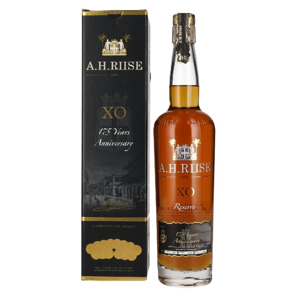 delicando A.H. Riise X.O. Reserve 175 YEARS ANNIVERSARY Superior Spirit Drink 42% Vol. 0 7l in Geschenkbox