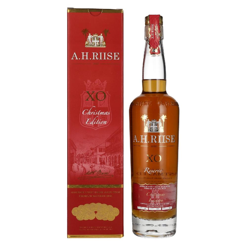 delicando A.H. Riise X.O. Reserve Christmas Superior Spirit Drink 2020 40% Vol. 0 7l in Geschenkbox