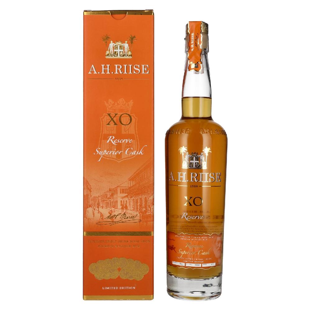 delicando A.H. Riise X.O. Reserve Superior Cask Spirit Drink 40% Vol. 0 7l in Geschenkbox