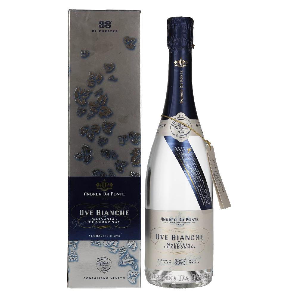 delicando Andrea Da Ponte Uve Bianche di Malvasia e Chardonnay 38% Vol. 0 7l in Geschenkbox