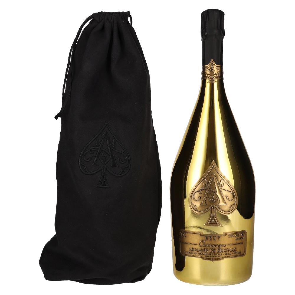 delicando Armand de Brignac Champagne Brut Gold 12 5% Vol. 1 5l in Velvet Bag