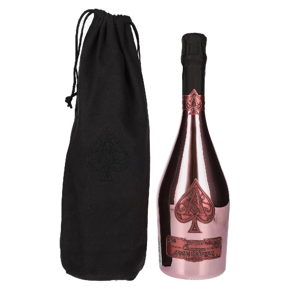 delicando Armand de Brignac Champagne Rosé Brut 12 5% Vol. 0 75l in Velvet Bag