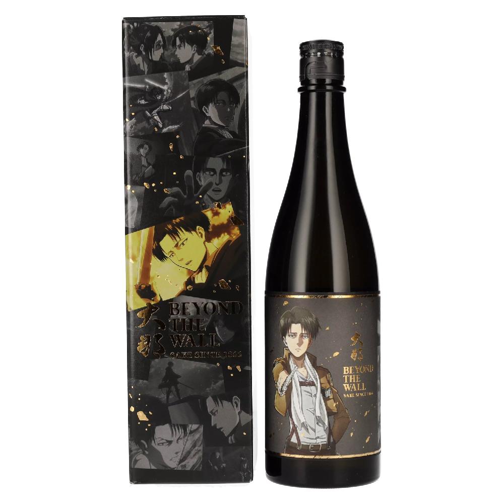 delicando Attack on Titan x Beyond the Wall LEVI Model Japanese Sake 15% Vol. 0 72l in Geschenkbox