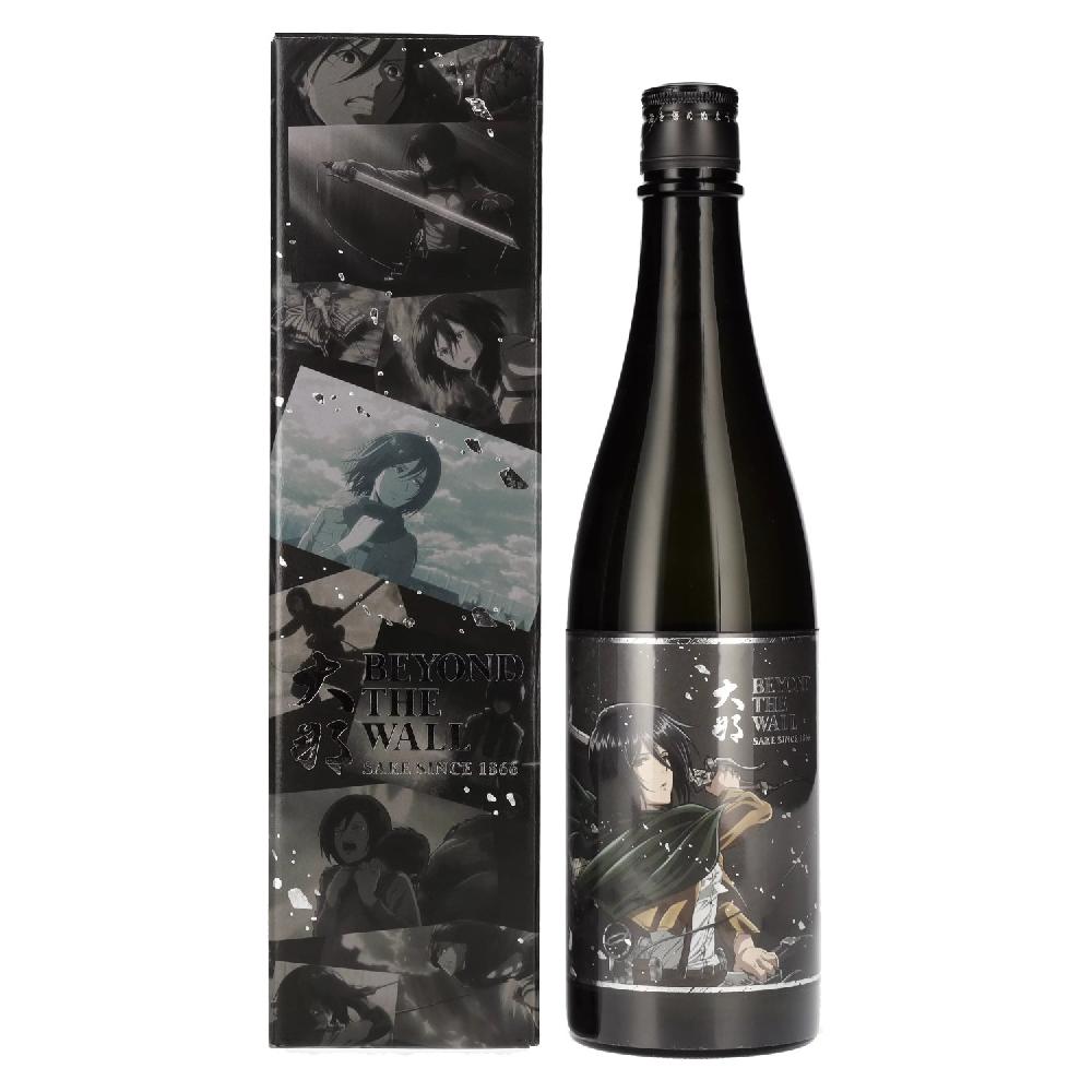 delicando Attack on Titan x Beyond the Wall MIKASA Model Japanese Sake 15% Vol. 0 72l in Geschenkbox