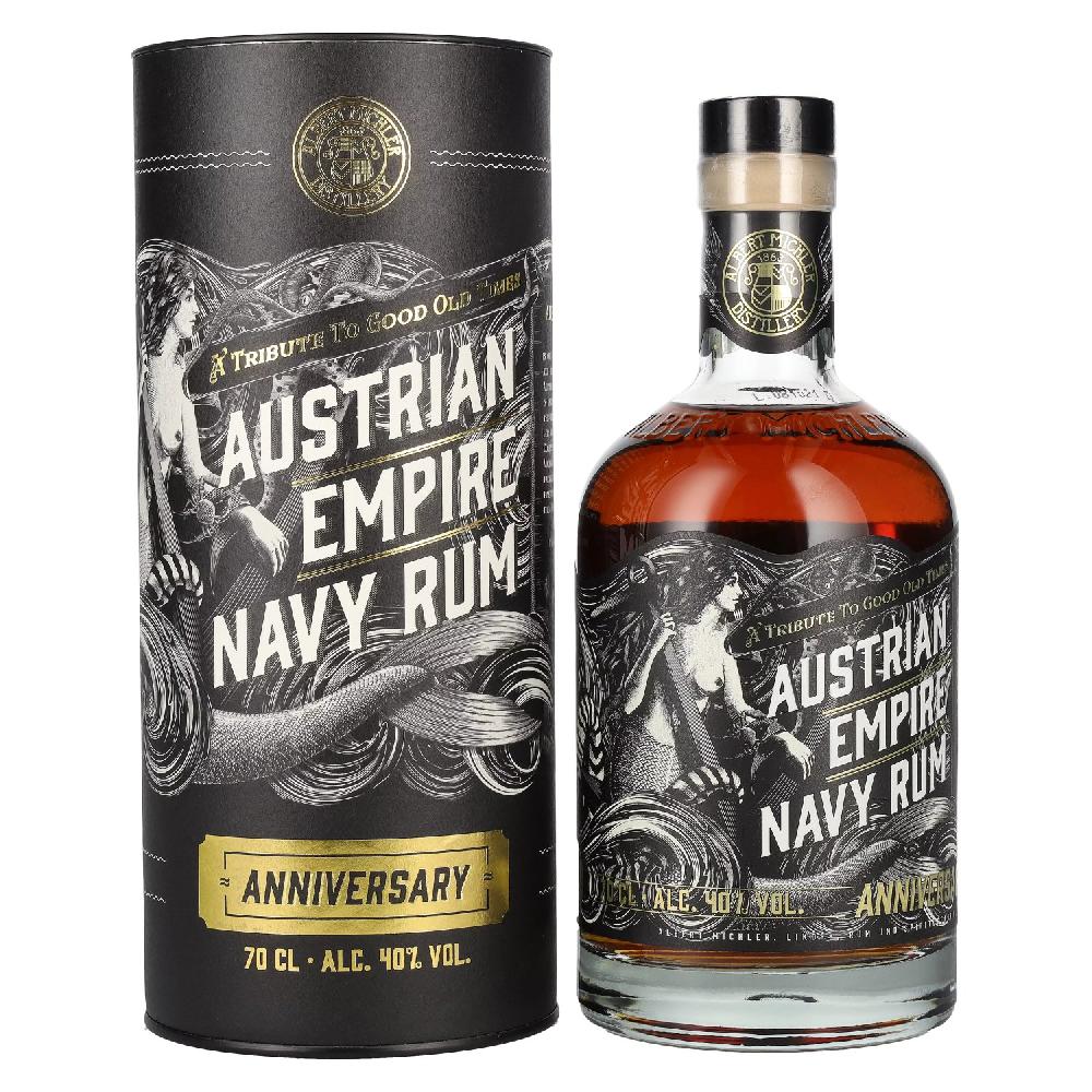 delicando Austrian Empire Navy Rum ANNIVERSARY 40% Vol. 0 7l in Geschenkbox