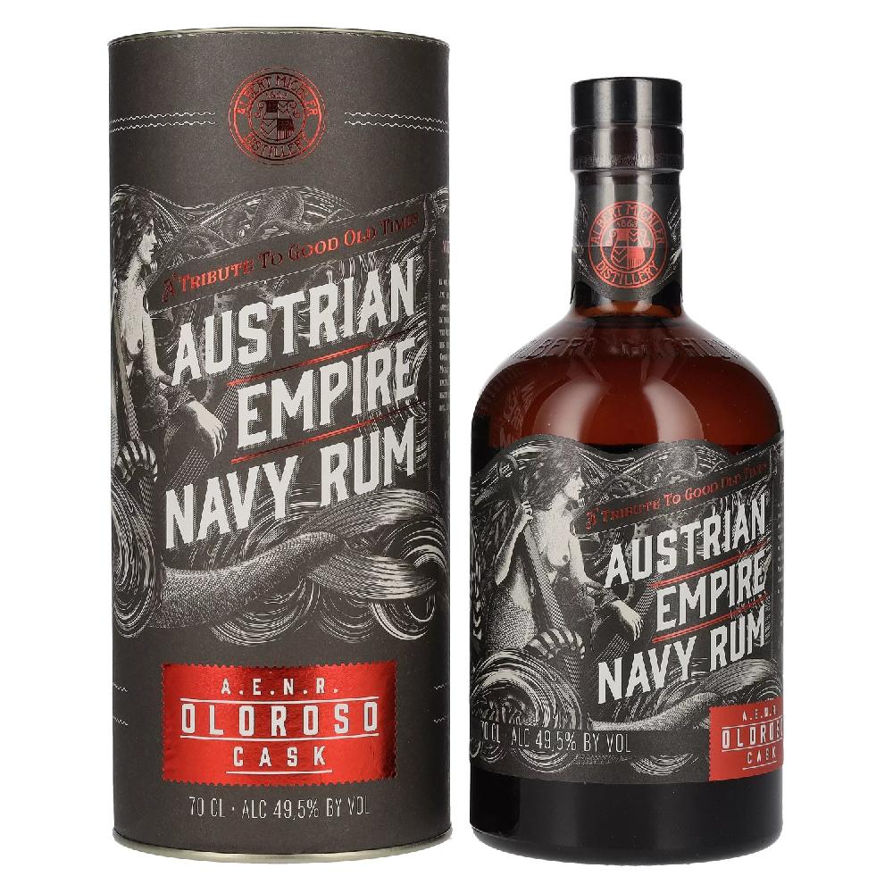 delicando Austrian Empire Navy Rum OLOROSO CASK 49 5% Vol. 0 7l in Geschenkbox