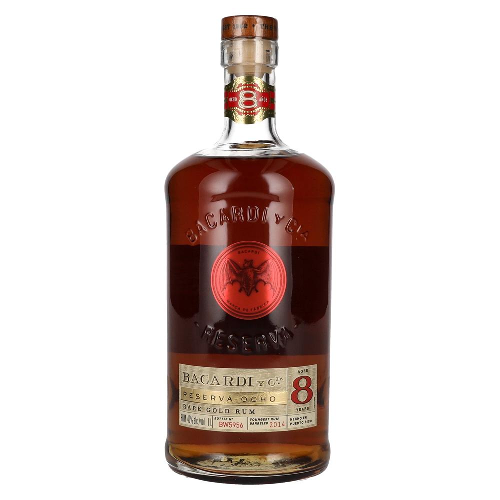 delicando Bacardi 8 Años RESERVA OCHO Rare Gold Rum 40% Vol. 1l