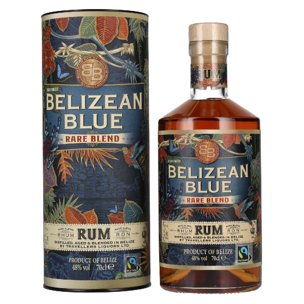 delicando Belizean Blue RARE BLEND Rum 48% Vol. 0 7l in Geschenkbox