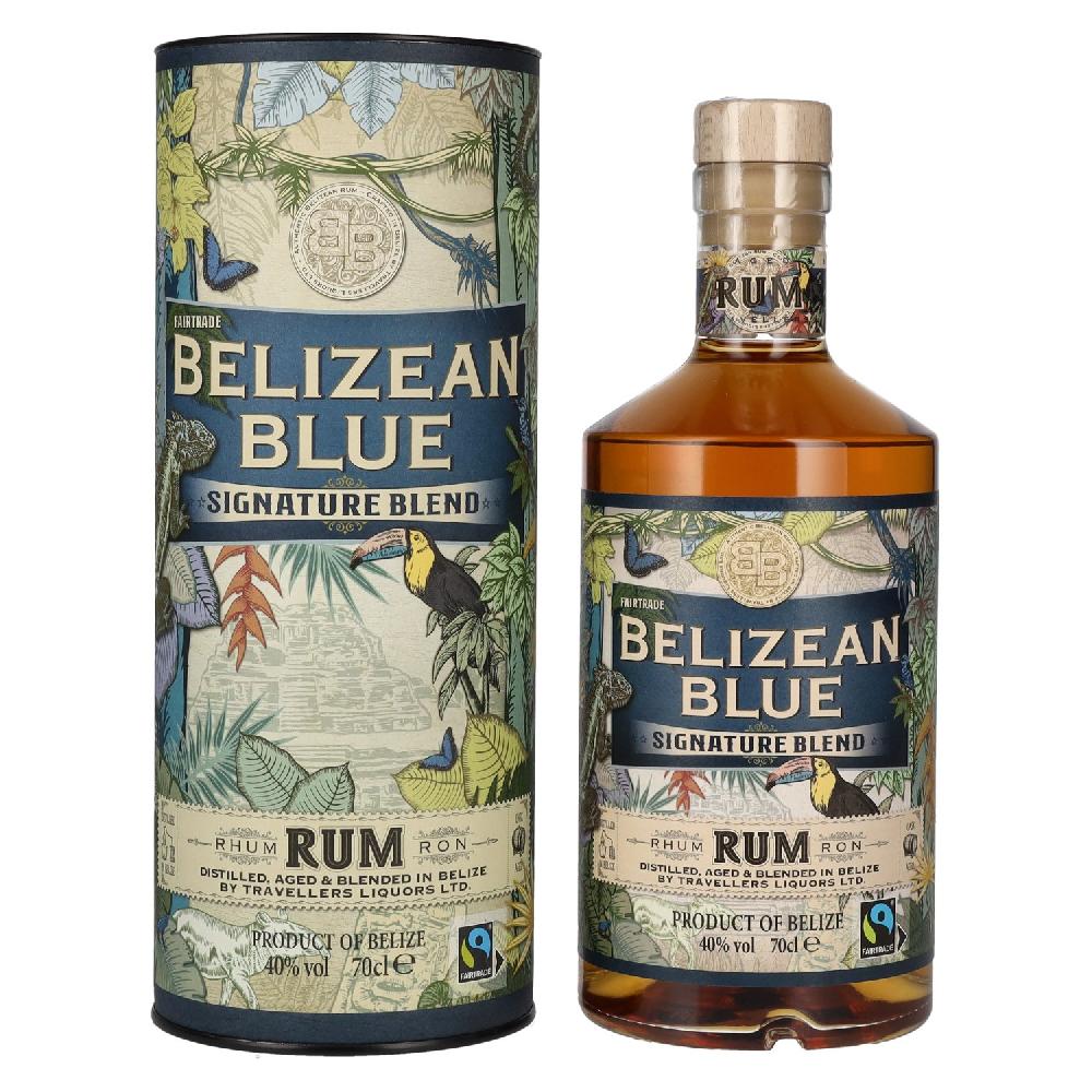 delicando Belizean Blue SIGNATURE BLEND Rum 40% Vol. 0 7l in Geschenkbox
