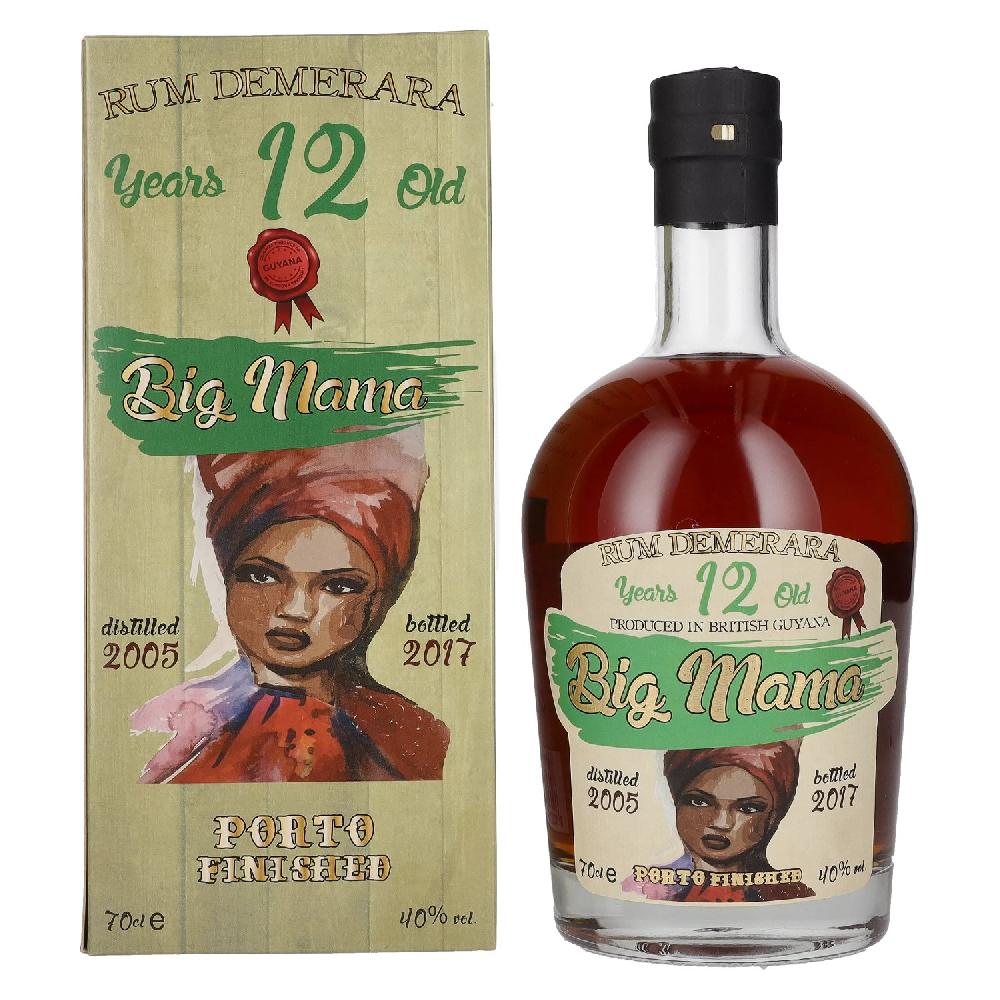 delicando Big Mama 12 Years Old Rum Demerara Porto Finished 40% Vol. 0 7l in Geschenkbox