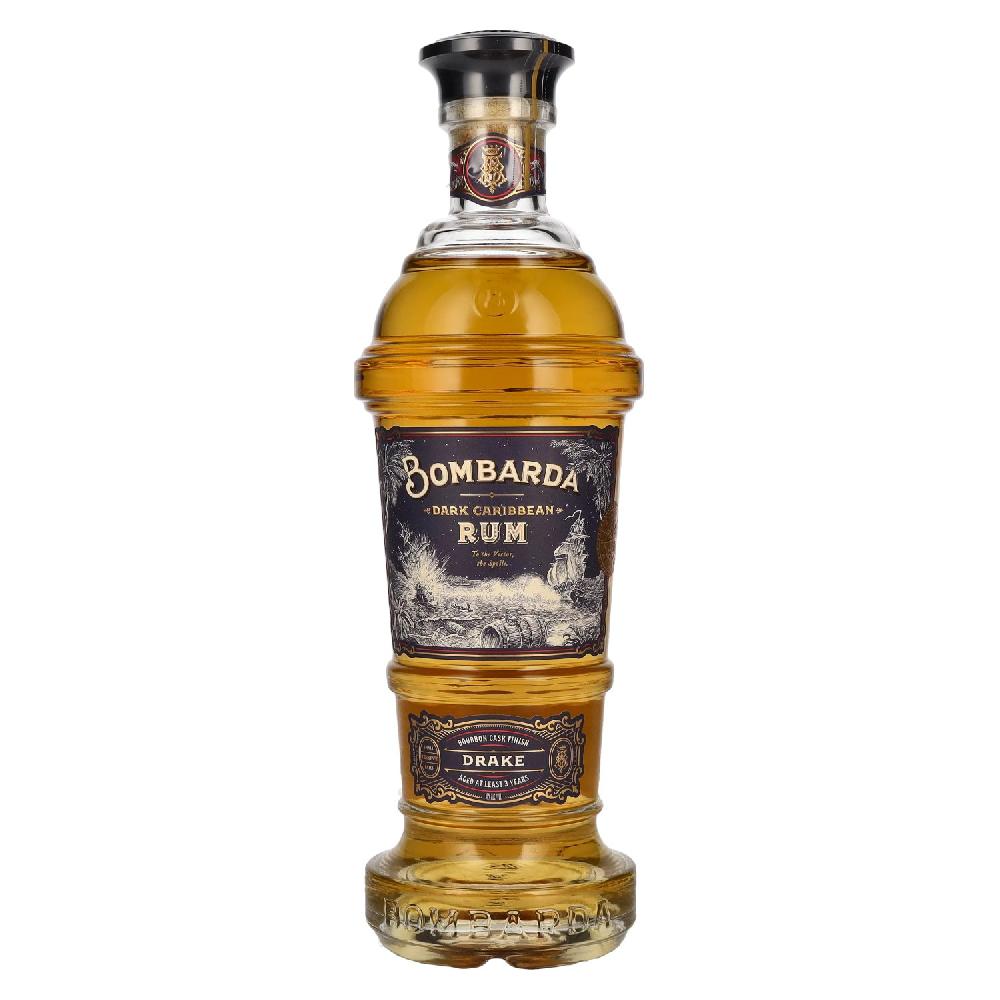delicando Bombarda DRAKE Dark Caribbean Rum 40% Vol. 0 7l