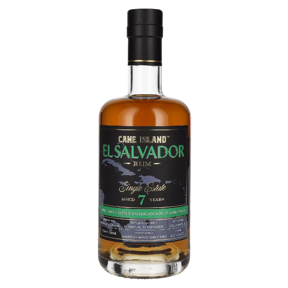 delicando Cane Island EL SALVADOR 7 Years Old Single Estate Rum 43% Vol. 0 7l