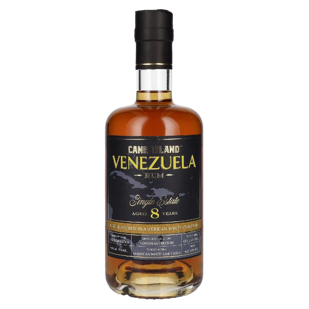 delicando Cane Island VENEZUELA 8 Years Old Single Estate Rum 43% Vol. 0 7l