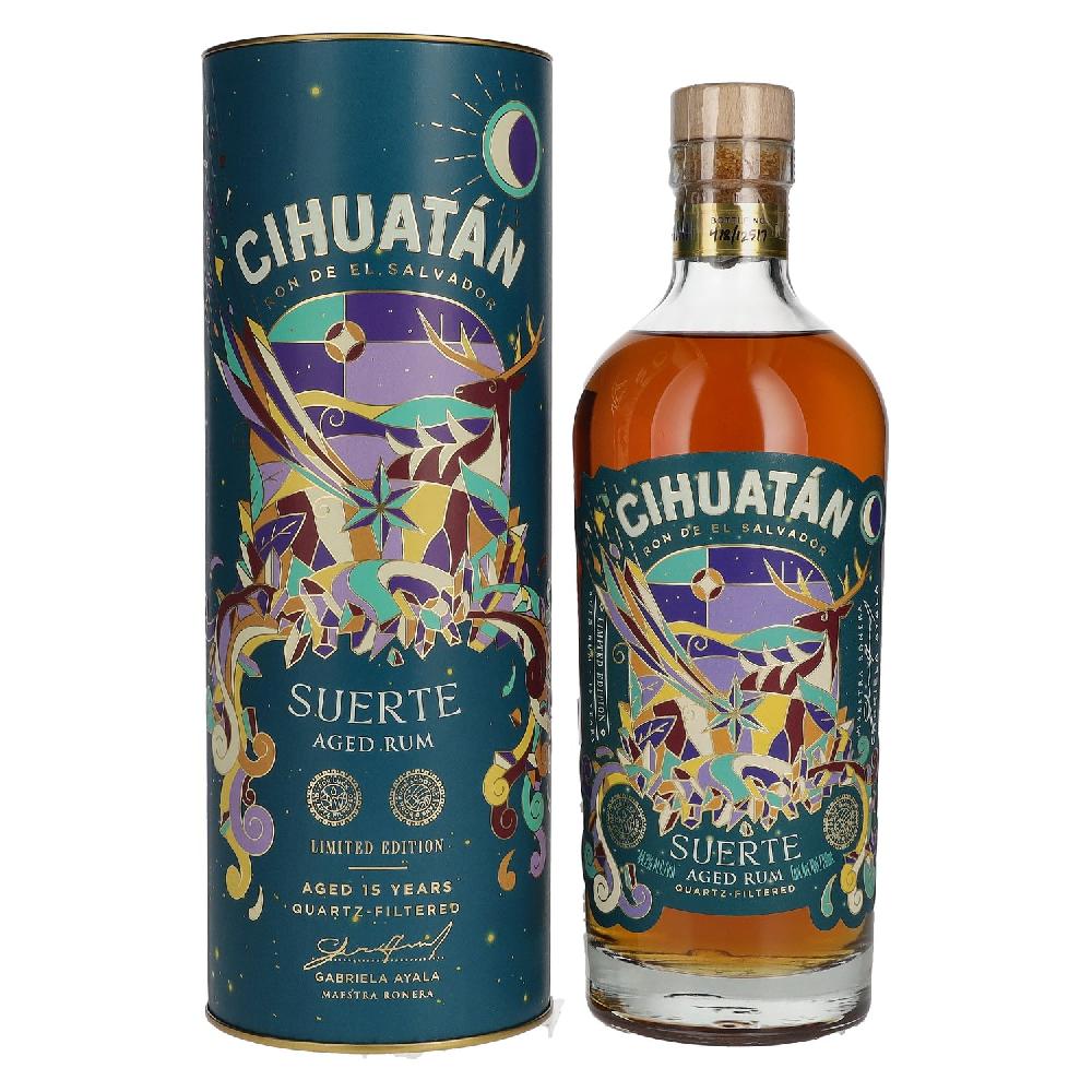 delicando Cihuatán SUERTE Rum El Salvador Limited Edition 2023 44 2% Vol. 0 7l in Geschenkbox