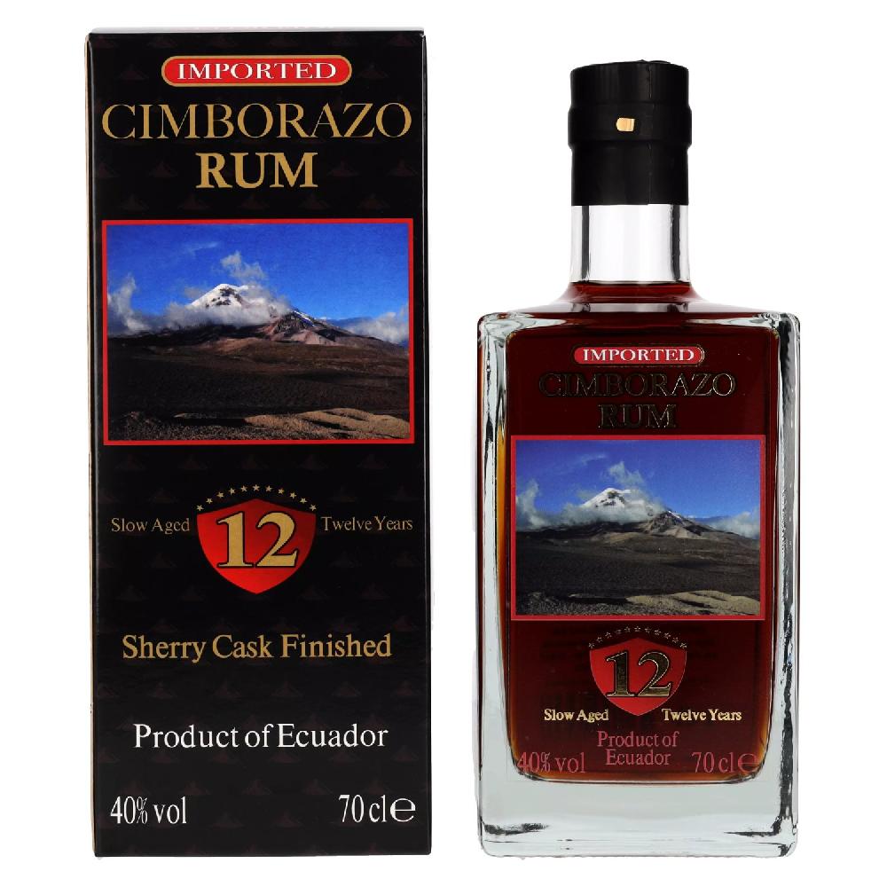 delicando Cimborazo Rum 12 Years Sherry Cask Finished 40% Vol. 0 7l in Geschenkbox
