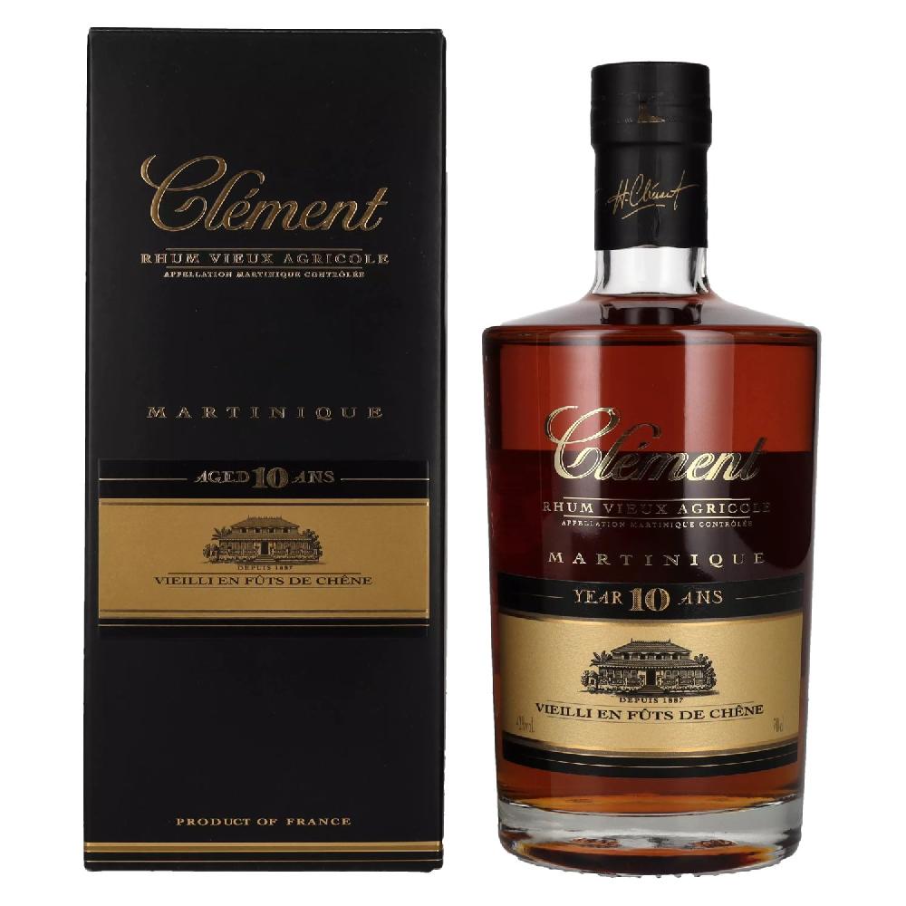delicando Clément Rhum Vieux Agricole 10 Ans 42% Vol. 0 7l in Geschenkbox