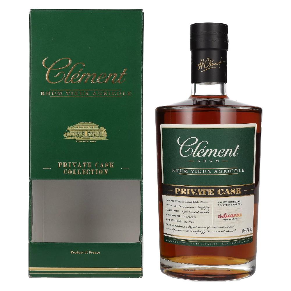 delicando Clément Rhum Vieux Agricole PRIVATE CASK Pedro Ximénez by delicando 60 8% Vol. 0 7l in Geschenkbox