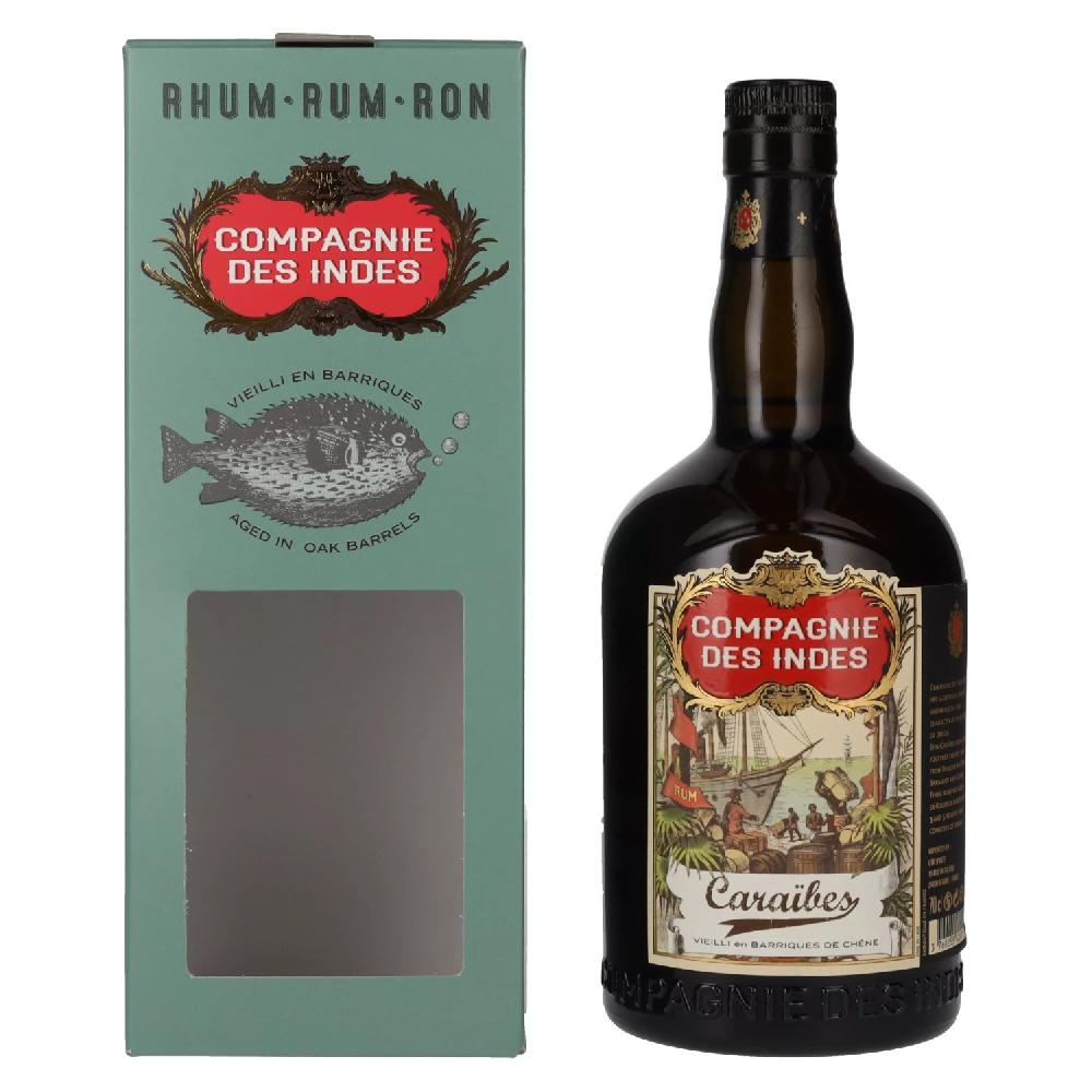 delicando Compagnie des Indes Caraibes Rum 40% Vol. 0 7l in Geschenkbox