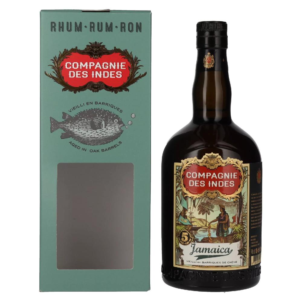 delicando Compagnie des Indes Jamaica Rum 5 ans 43% Vol. 0 7l in Geschenkbox