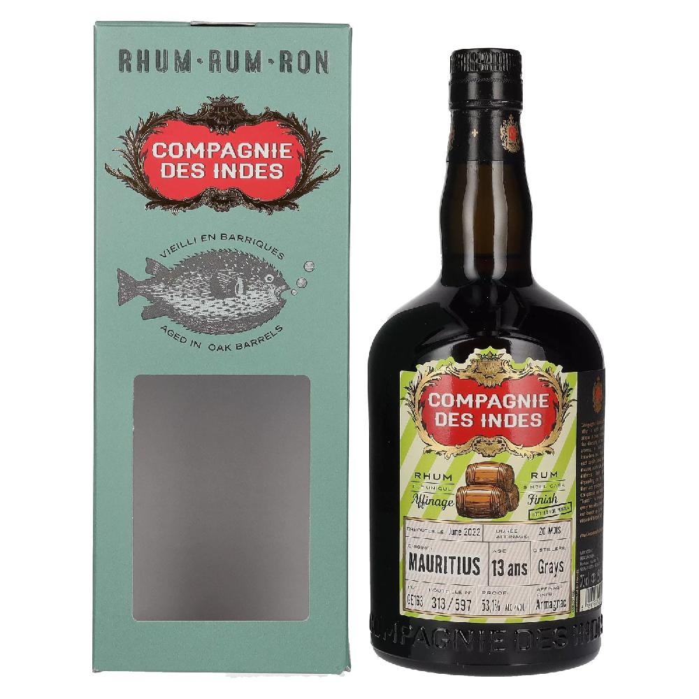 delicando Compagnie des Indes MAURITIUS Single Cask Rum 13 ans Armagnac Finish 53 1% Vol. 0 7l in Geschenkbox