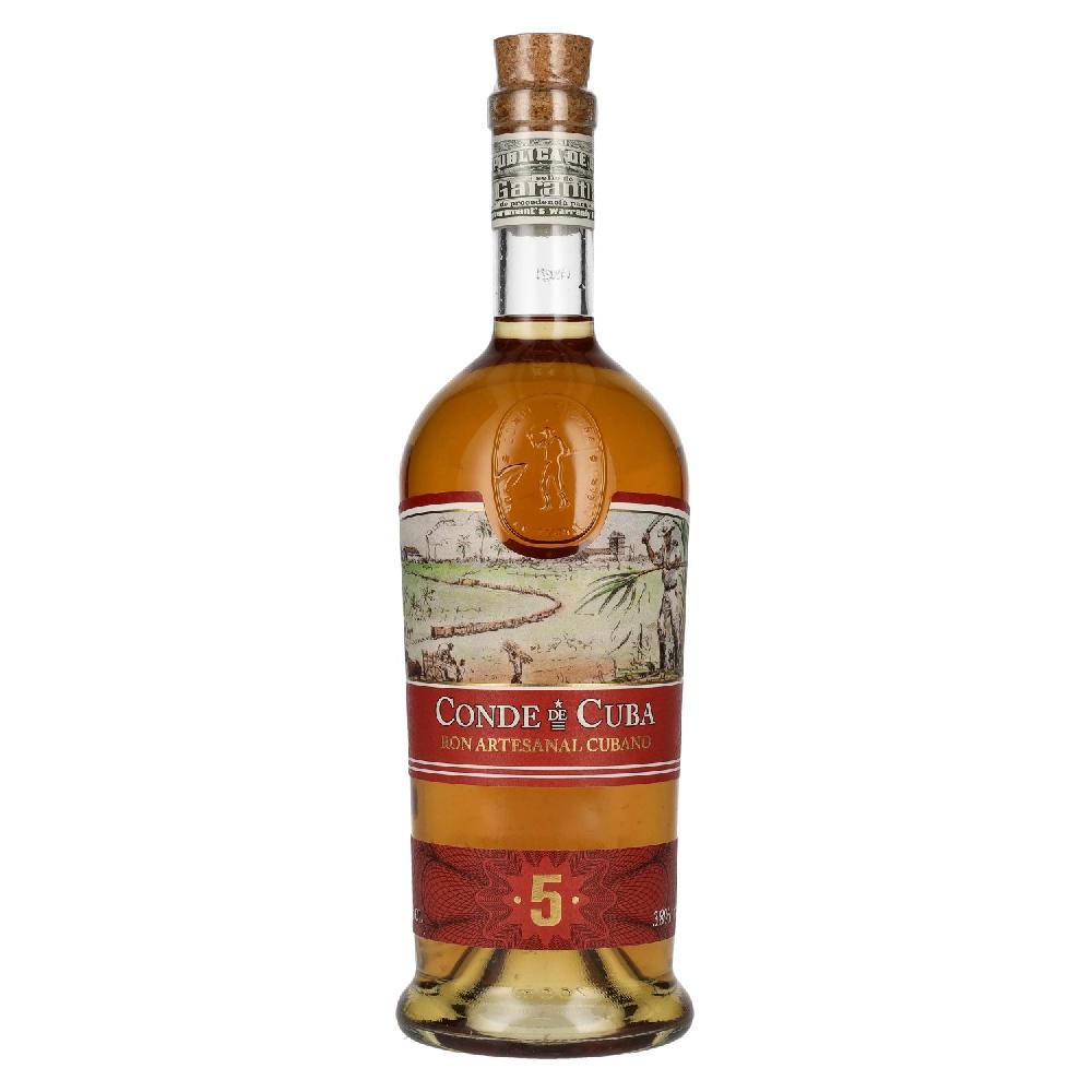 delicando Conde de Cuba 5 Ron Artesanal Cubano 38% Vol. 0 7l