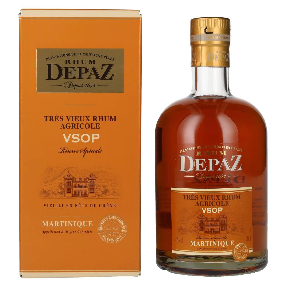 delicando Depaz Rhum Très Agricole Vieux VSOP 45% Vol. 0 7l in Geschenkbox
