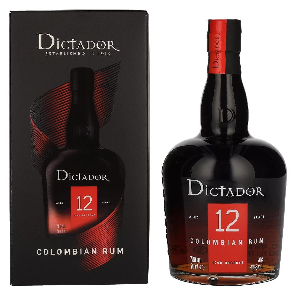 delicando Dictador 12 Years Old ICON RESERVE Colombian Rum 40% Vol. 0 7l in Geschenkbox