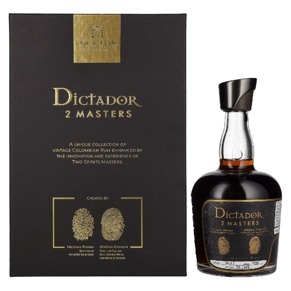 delicando Dictador 2 MASTERS 1978 39 Years Old Château d’Arche Finish 2nd Release 44 1% Vol. 0 7l in Geschenkbox