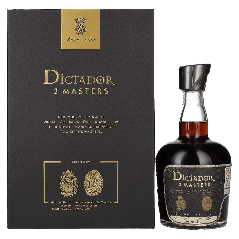 delicando Dictador 2 MASTERS 1982 Royal Tokaji Colombian Rum 44% Vol. 0 7l in Geschenkbox