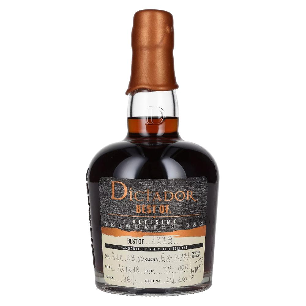 delicando Dictador BEST OF 1979 ALTISIMO Colombian Rum Limited Release 46% Vol. 0 7l
