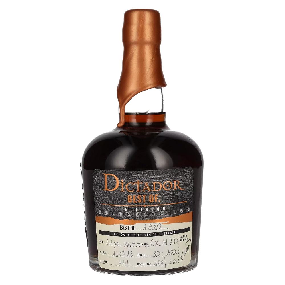 delicando Dictador BEST OF 1980 ALTISIMO Colombian Rum Limited Release 41% Vol. 0 7l