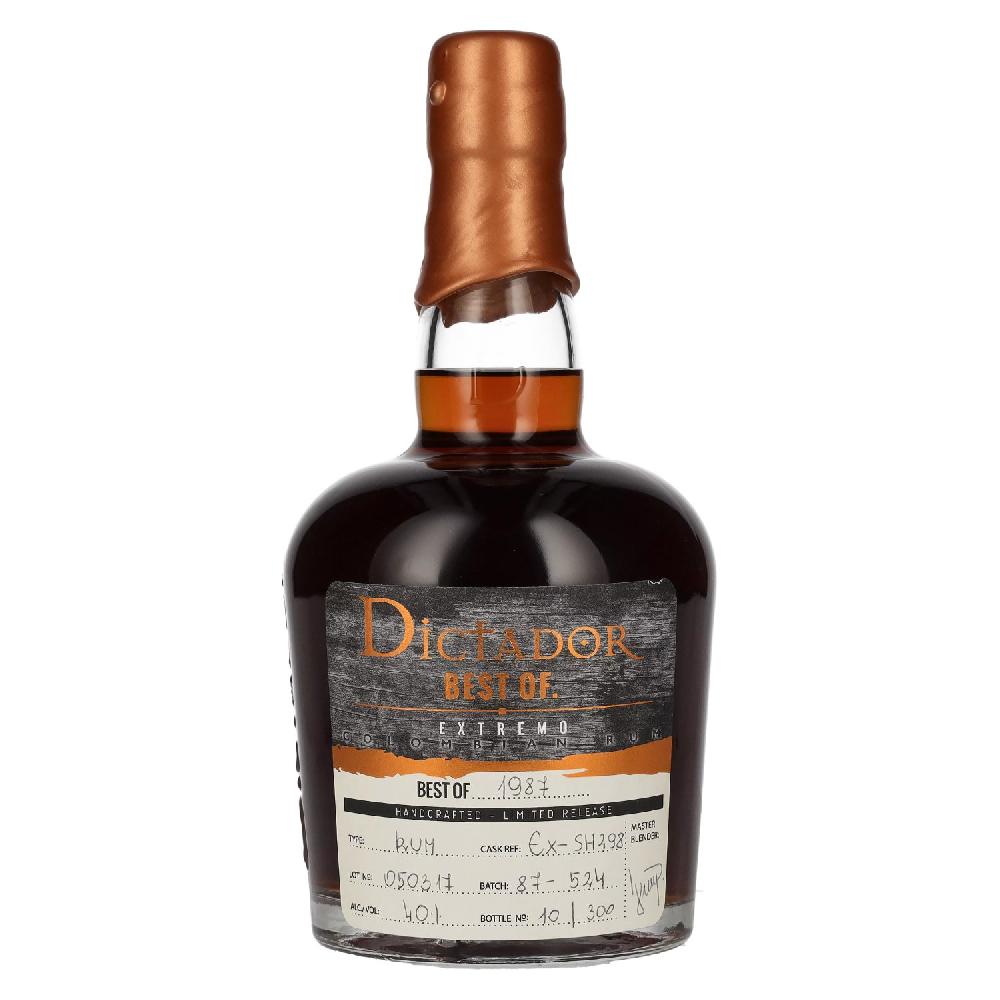 delicando Dictador BEST OF 1987 EXTREMO Rum 30YO/050317/EX-SH298 40% Vol. 0 7l