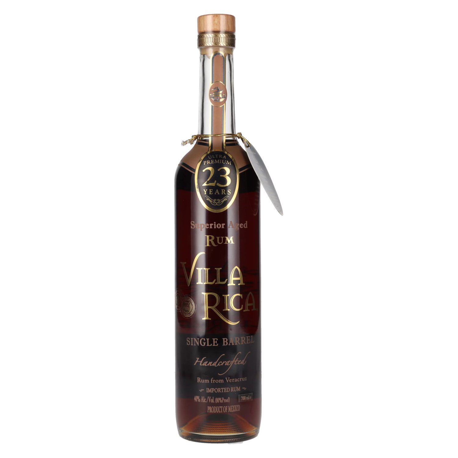 delicando Villa Rica Single Barrel Ultra Premium 23 Years Old Superior Aged Rum 40% Vol. 0 7l