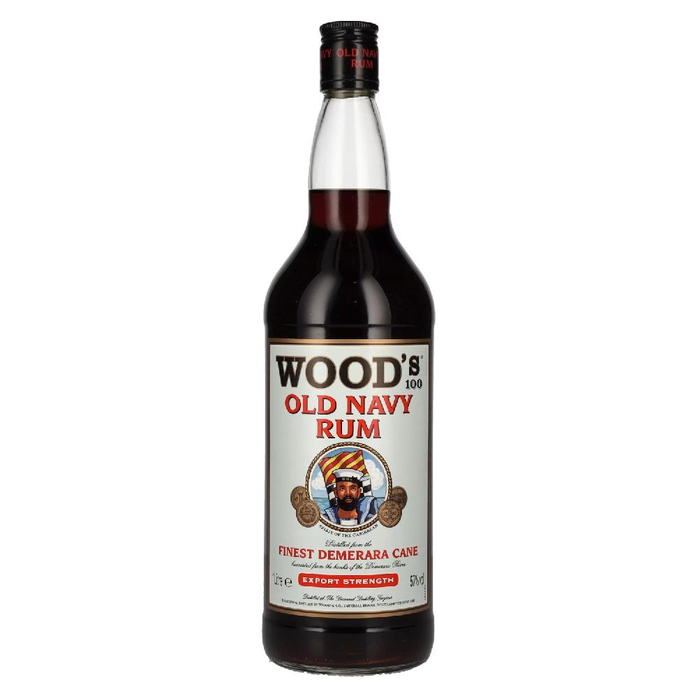 delicando WOOD'S 100 Old Navy Rum 57% Vol. 1l - delicando