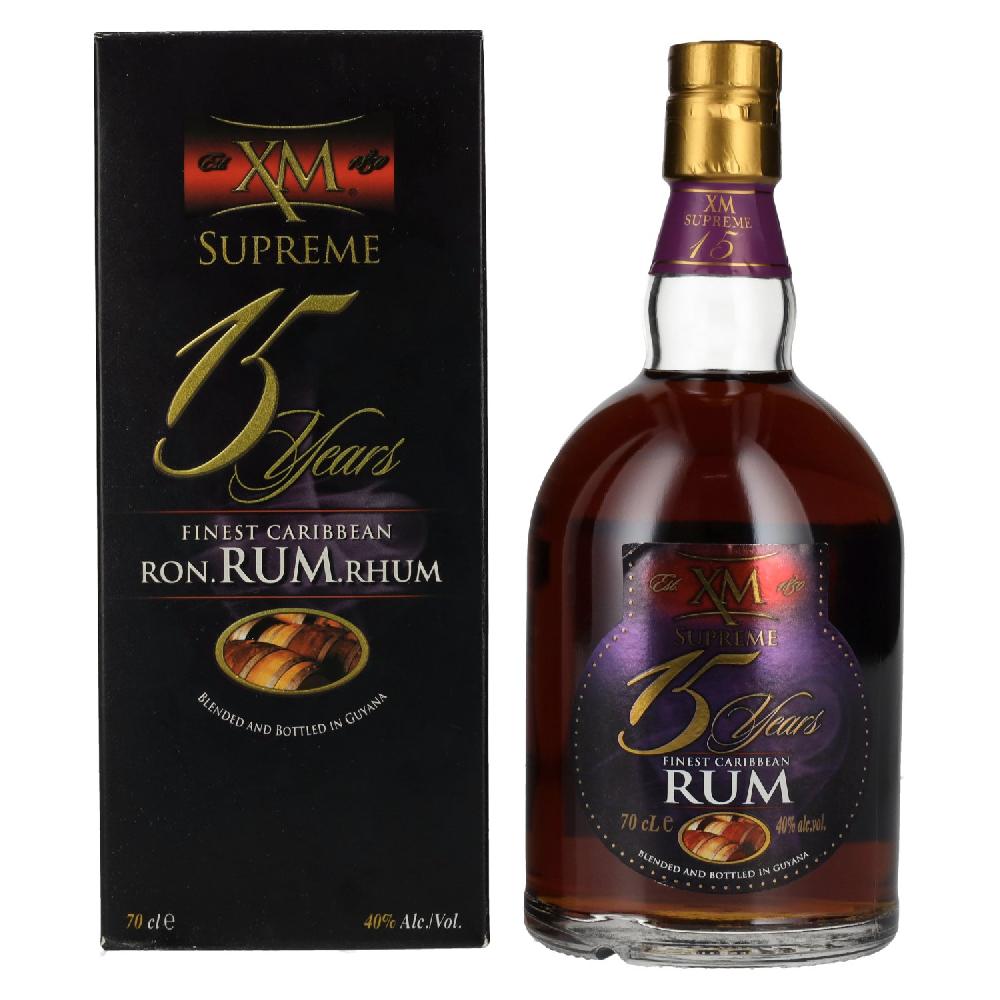 delicando XM SUPREME 15 Years Old Finest Caribbean Rum 40% Vol. 0 7l in Geschenkbox